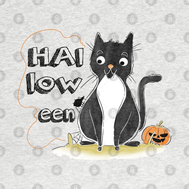 Cat halloween by Silemhaf